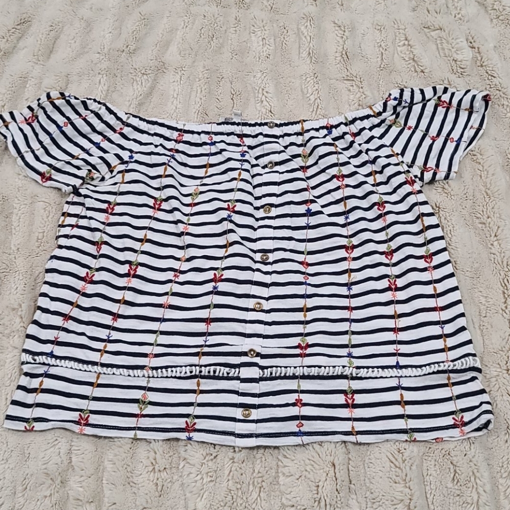 EUC Lucky Brand Off the Shoulder Top